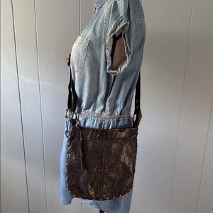 Fossil Leather Crossbody Bag